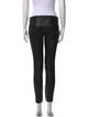Balmain Leather Skinny Leg Pants