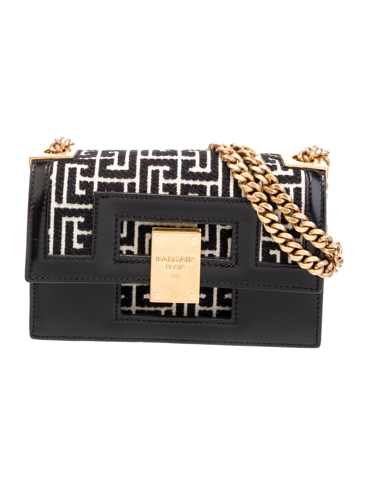 Balmain Leather Evening Bag w/ Tags