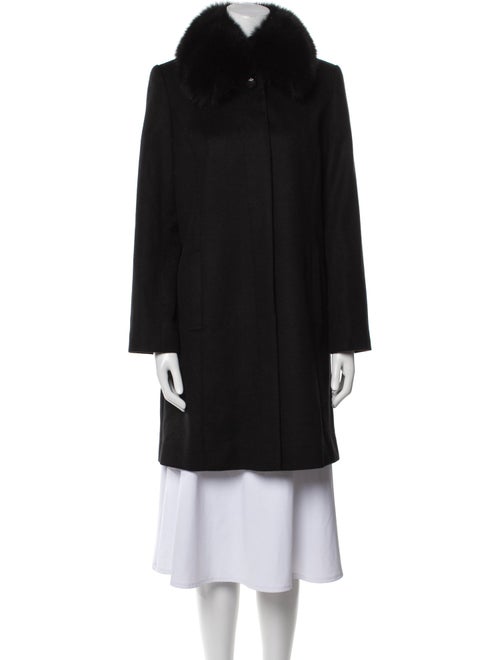 Balmain Cashmere Fur Coat