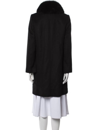 Balmain Cashmere Fur Coat