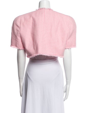 Balmain Tweed Pattern Bolero w/ Tags