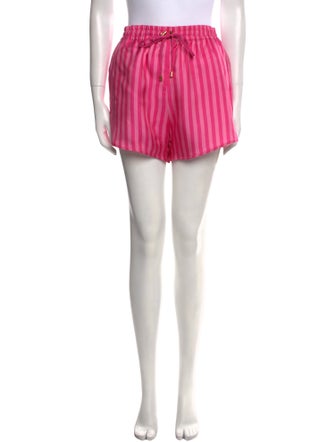 Balmain x Barbie Striped Mini Shorts