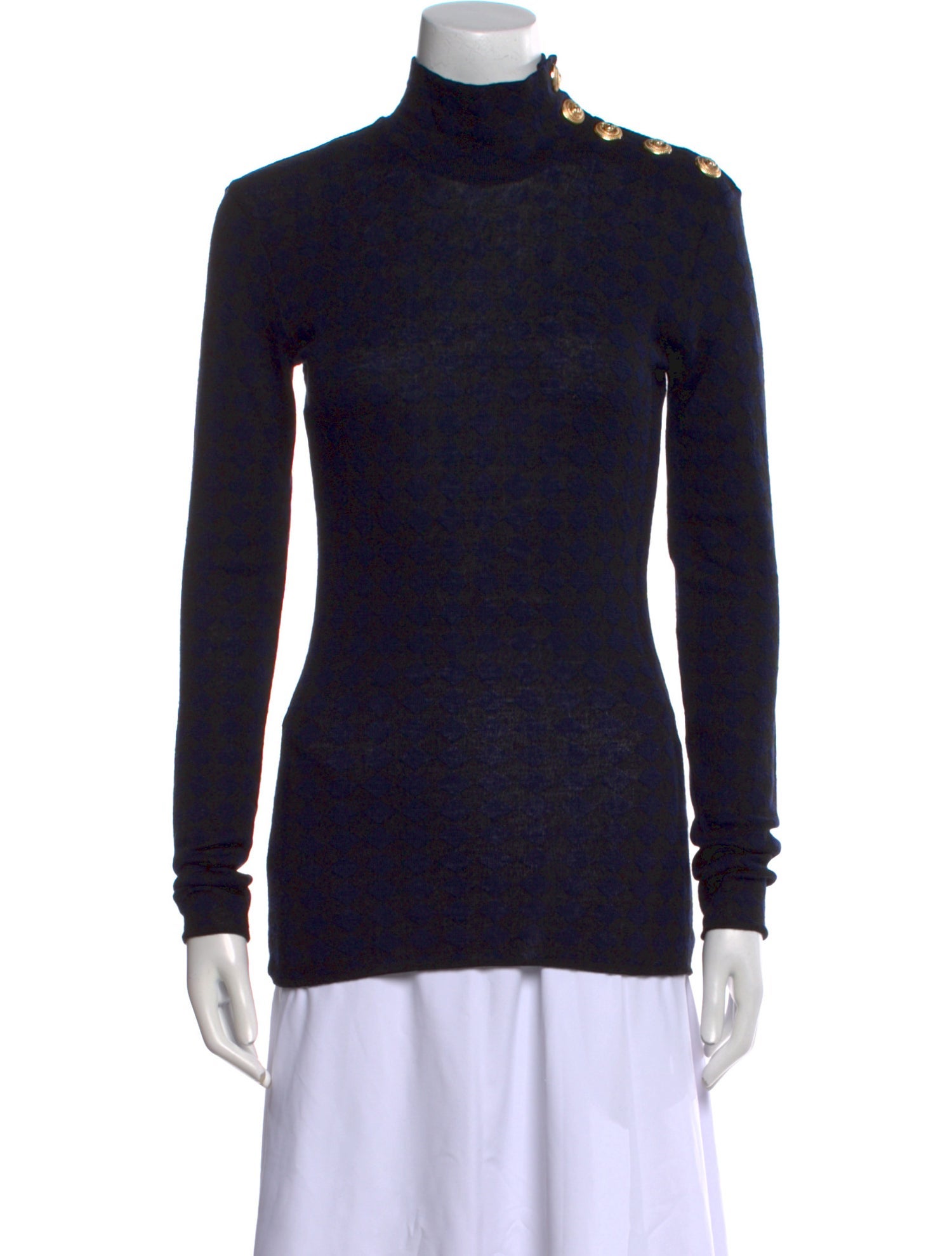 Balmain Wool Turtleneck Sweater