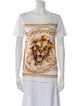 Balmain Graphic Print Crew Neck T-Shirt