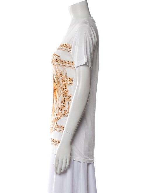 Balmain Graphic Print Crew Neck T-Shirt
