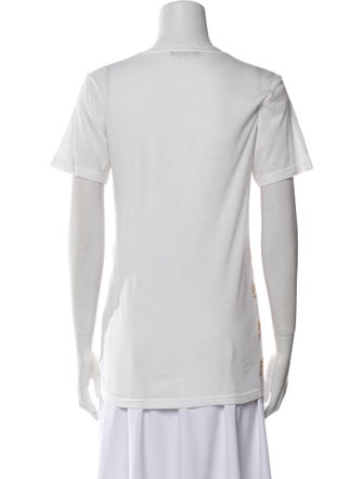 Balmain Graphic Print Crew Neck T-Shirt