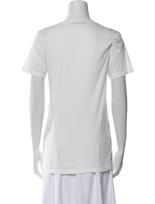 Balmain Graphic Print Crew Neck T-Shirt