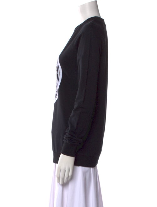 Balmain Graphic Print Crew Neck Sweatshirt