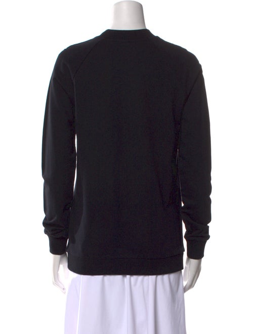 Balmain Graphic Print Crew Neck Sweatshirt