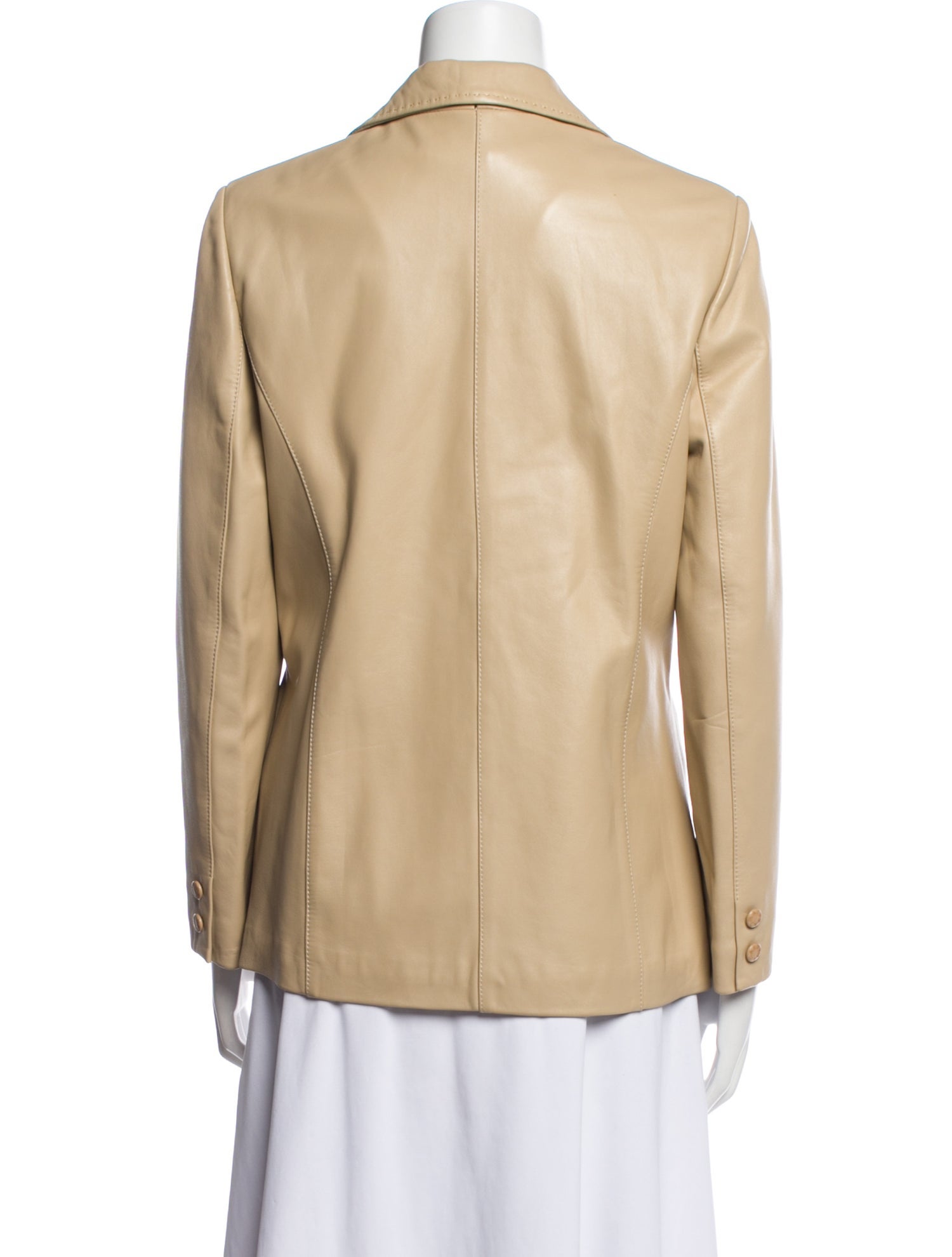 Balmain Leather Blazer