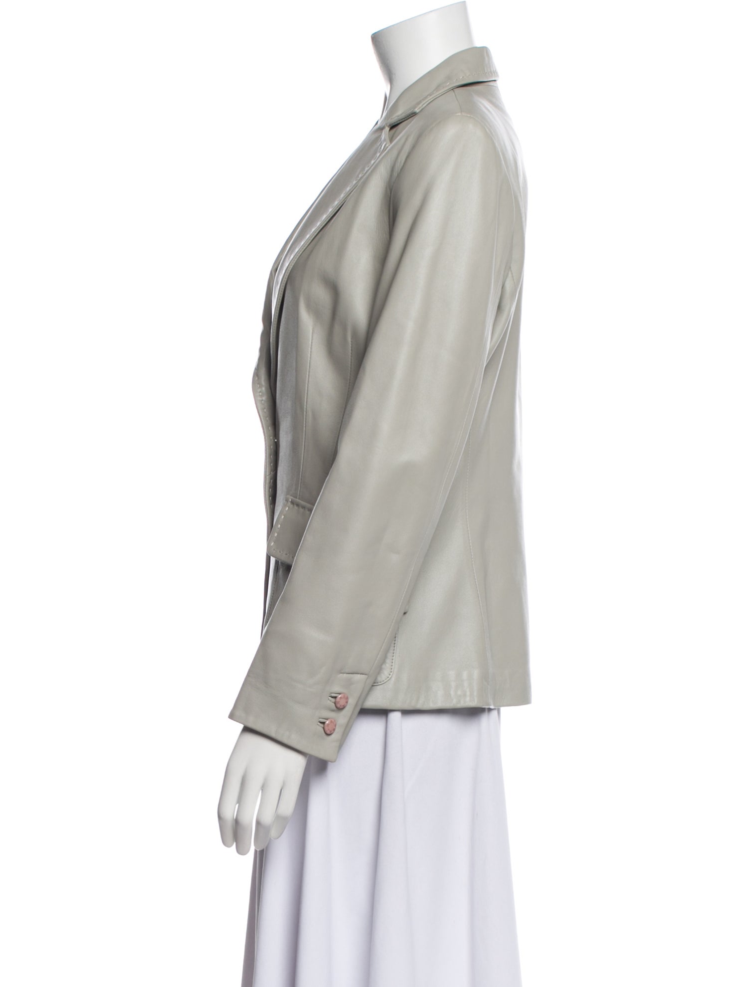 Balmain Leather Blazer