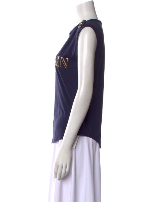 Balmain Graphic Print Crew Neck T-Shirt