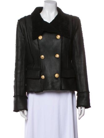 Balmain Shearling Evening Jacket