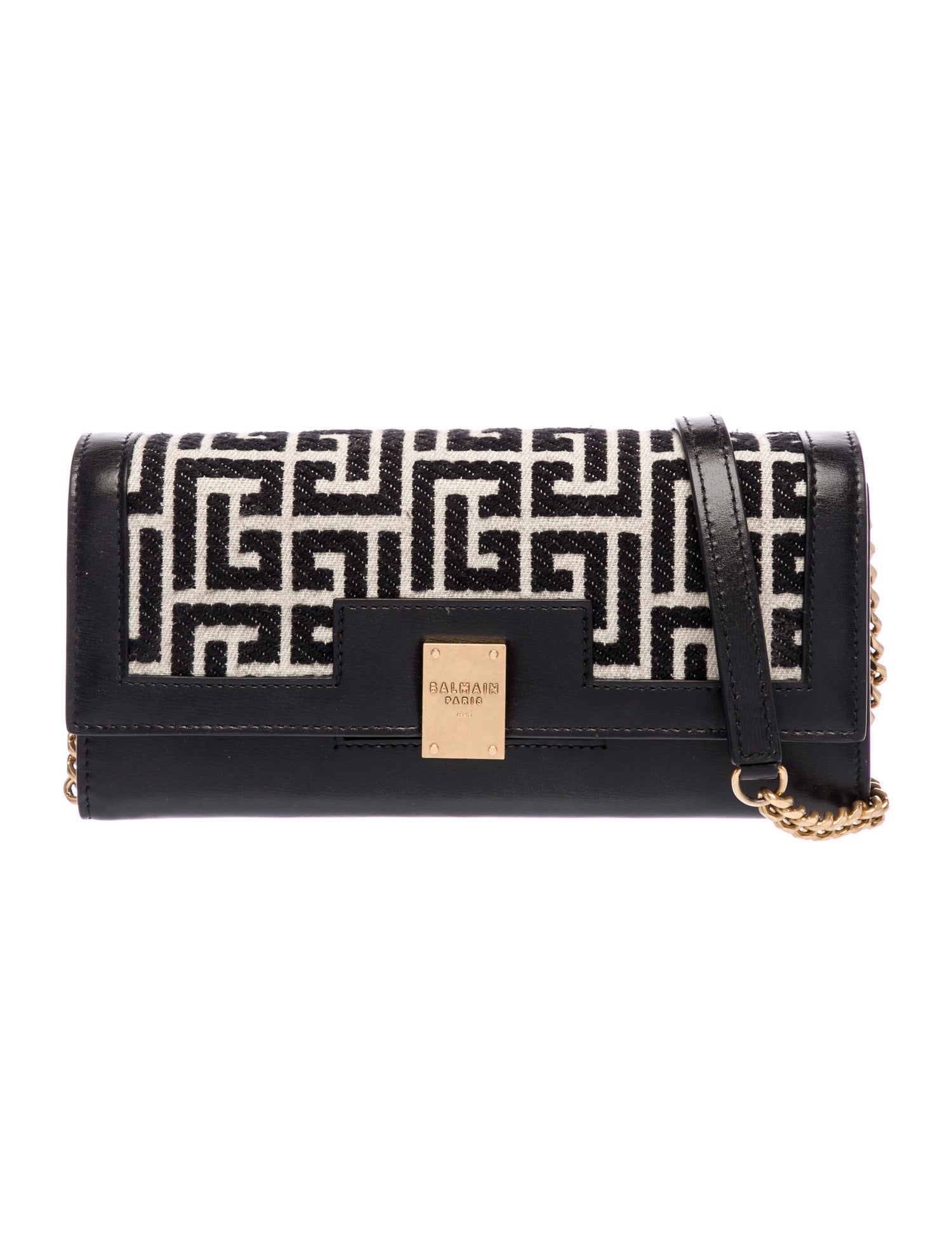 Balmain Jacquard Clutch