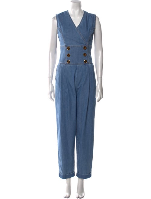 Balmain Cowl Neck Jumpsuit