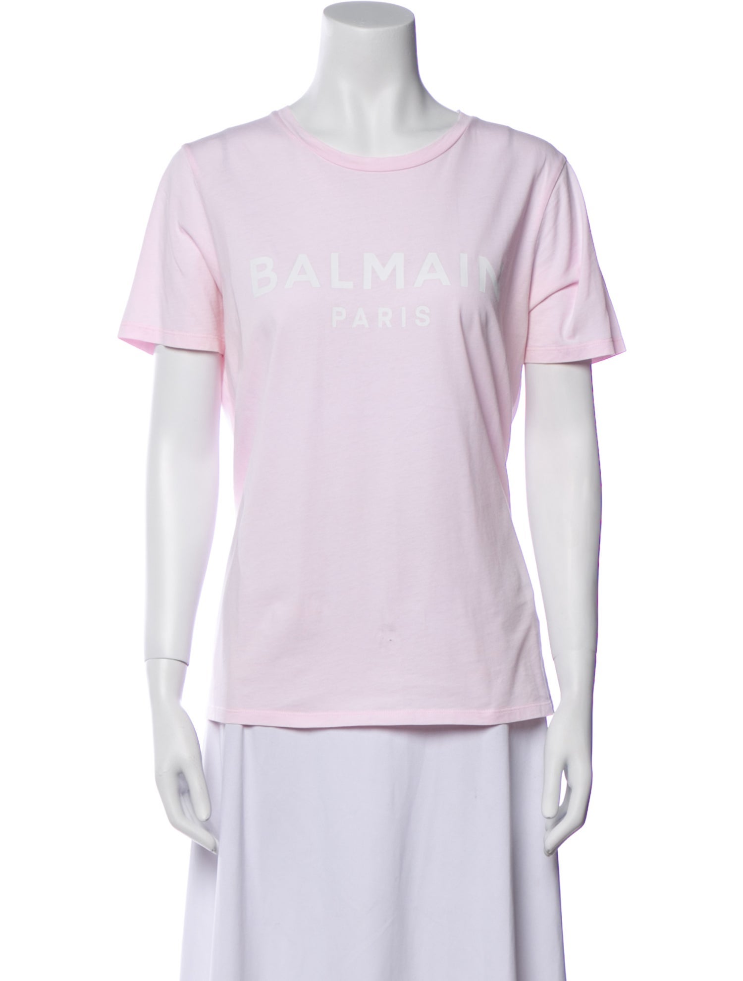 Balmain Graphic Print Crew Neck T-Shirt