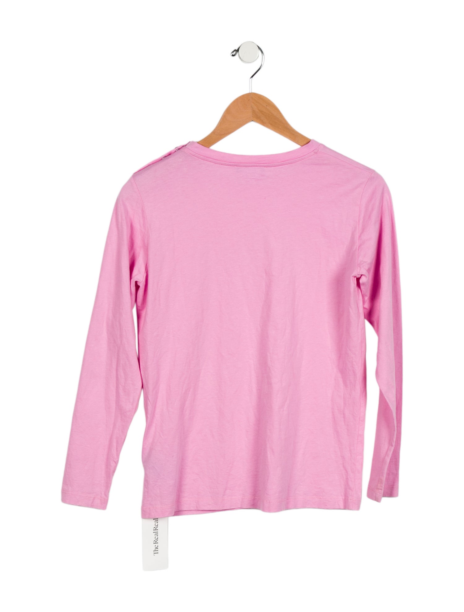 Balmain Logo Long Sleeve Top