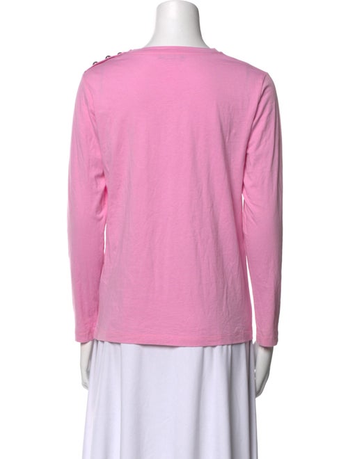 Balmain Logo Long Sleeve Top