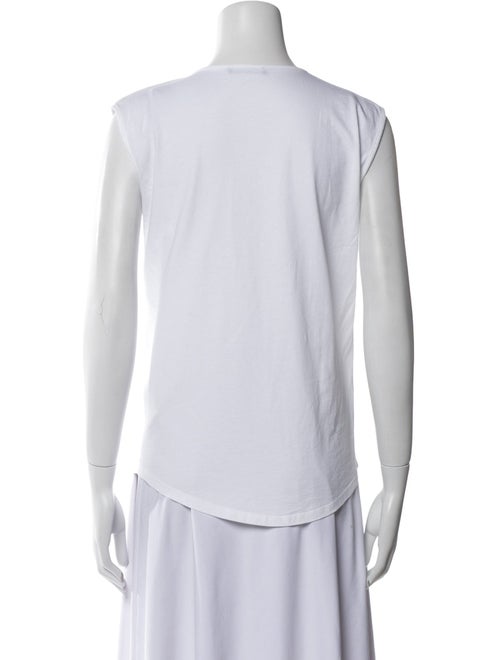 Balmain Graphic Print Crew Neck Top