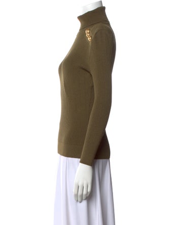Balmain Turtleneck Long Sleeve Top