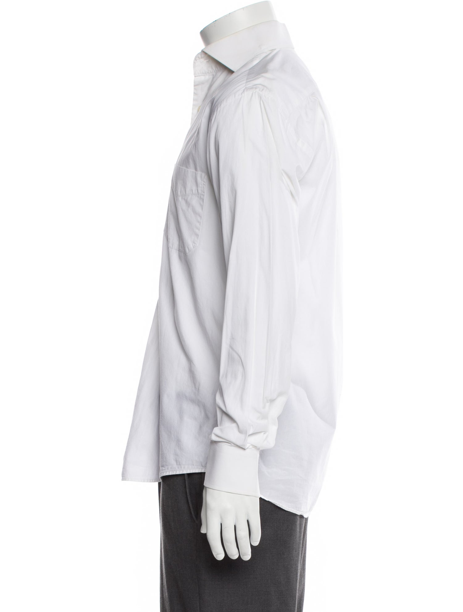 Balmain Long Sleeve Tuxedo Shirt