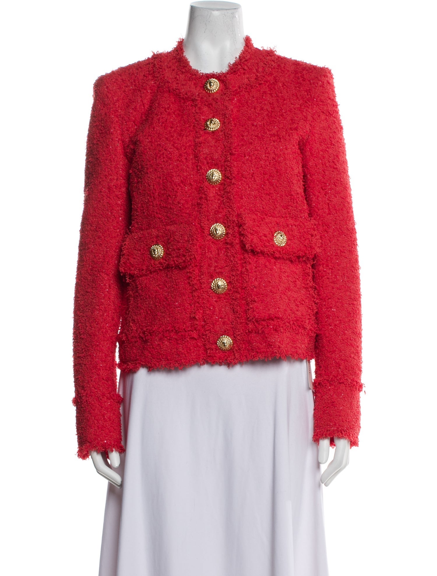 Balmain Tweed Pattern Evening Jacket