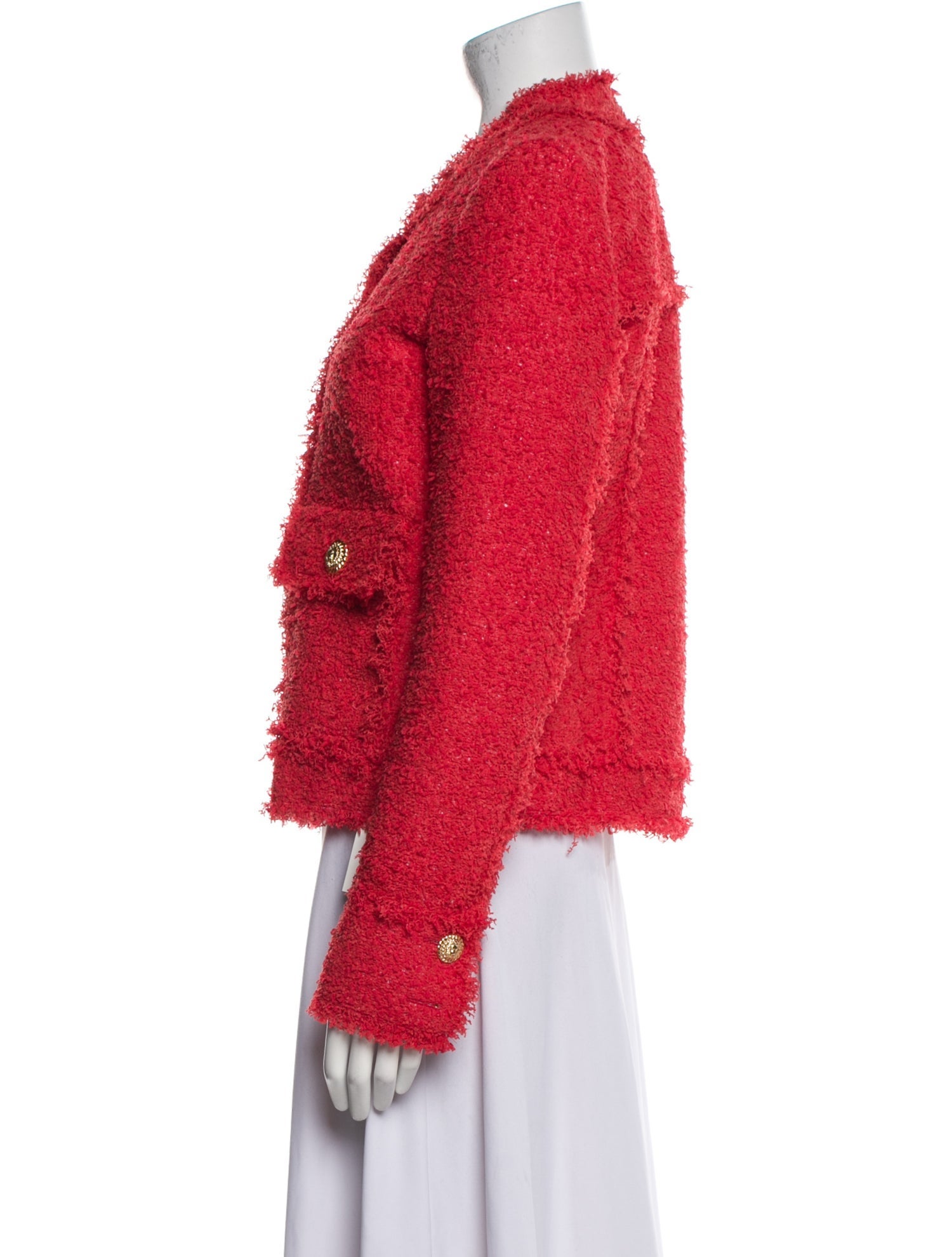 Balmain Tweed Pattern Evening Jacket