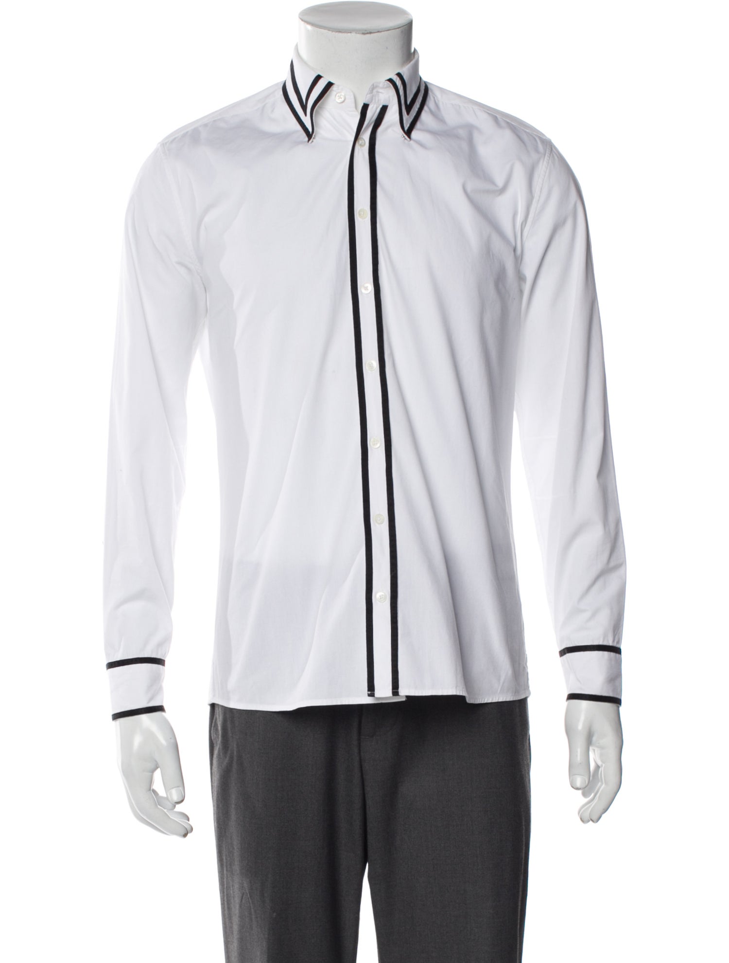 Balmain Striped Long Sleeve Shirt