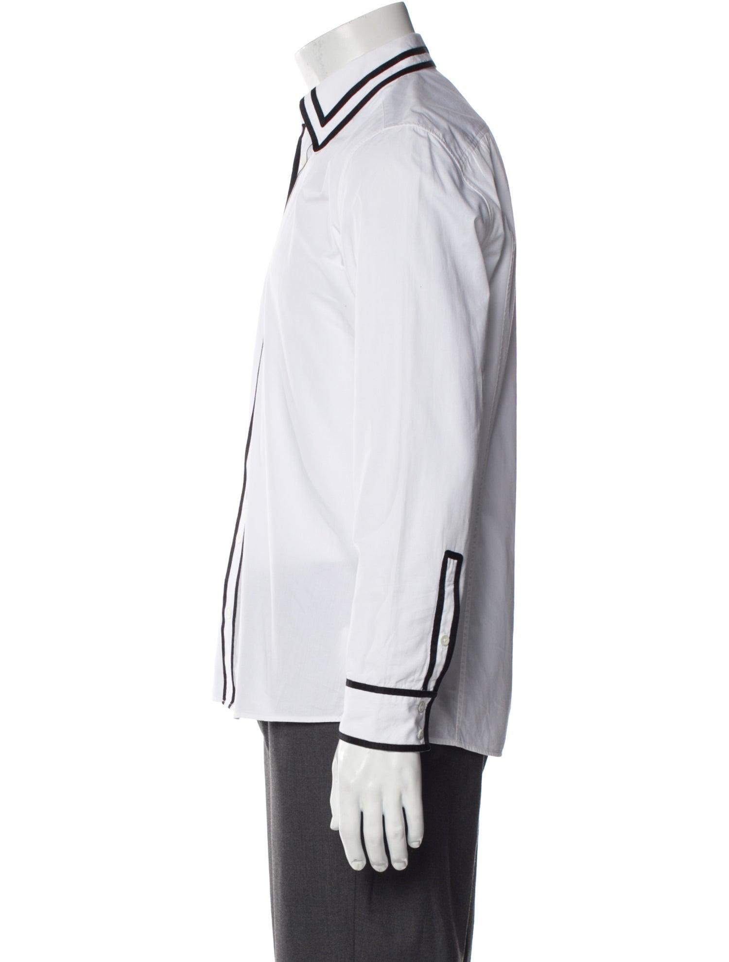 Balmain Striped Long Sleeve Shirt