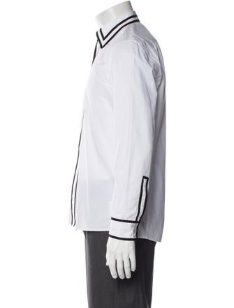 Balmain Striped Long Sleeve Shirt