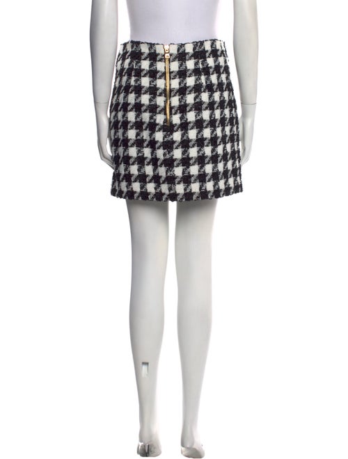 Balmain Tweed Pattern Mini Skirt