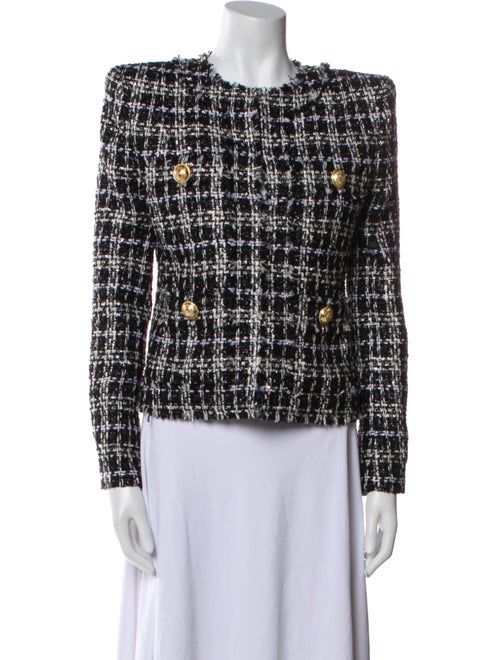 Balmain Tweed Pattern Evening Jacket