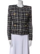 Balmain Tweed Pattern Evening Jacket