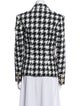 Balmain Plaid Print Blazer