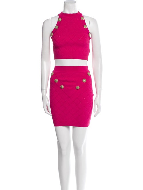 Balmain Skirt Set