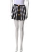 Balmain Houndstooth Print Mini Skirt