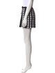 Balmain Houndstooth Print Mini Skirt