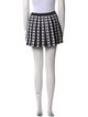 Balmain Houndstooth Print Mini Skirt