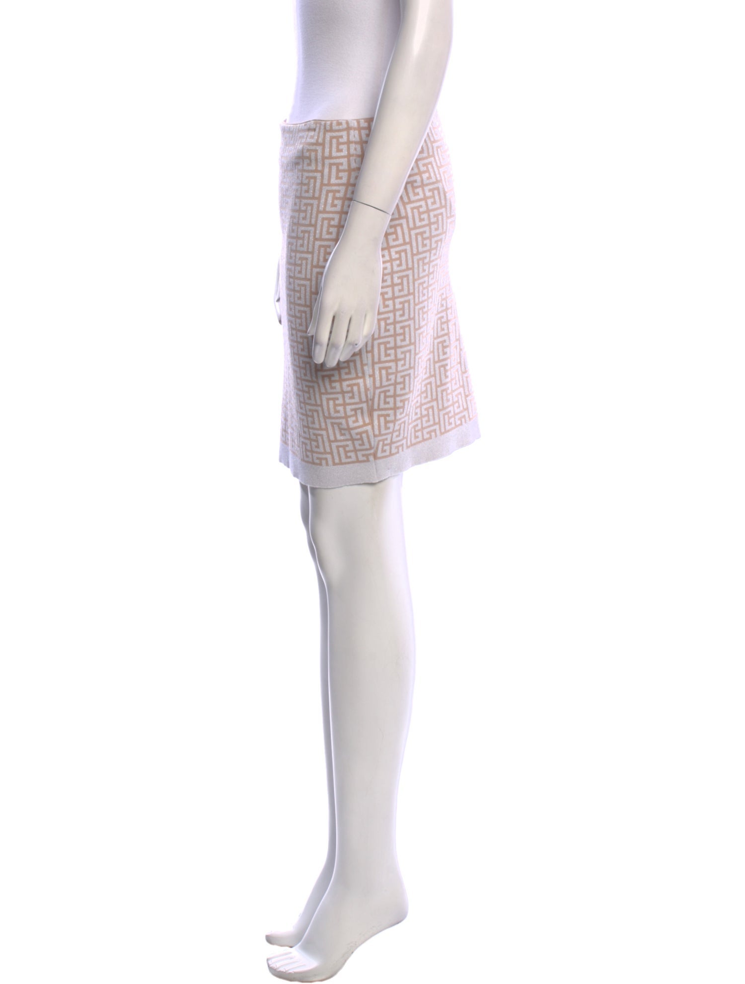 Balmain Printed Mini Skirt