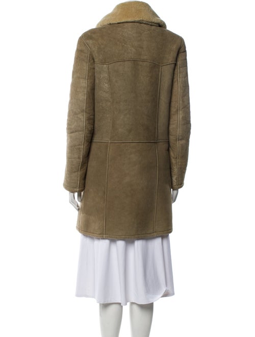 Balmain Leather Faux Fur Coat