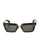 Balmain Square Tinted Sunglasses