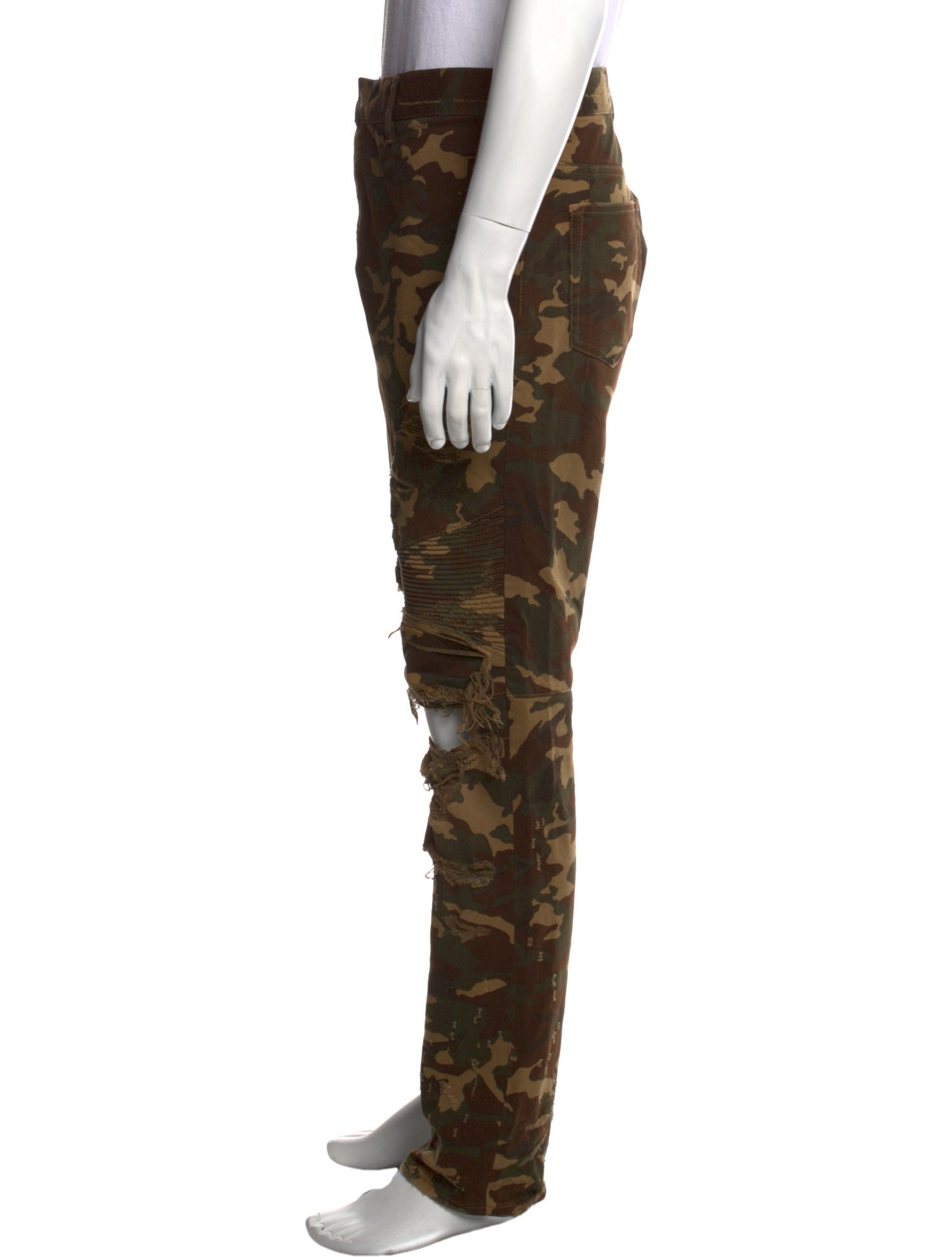 Balmain Camouflage Print Cargo Pants