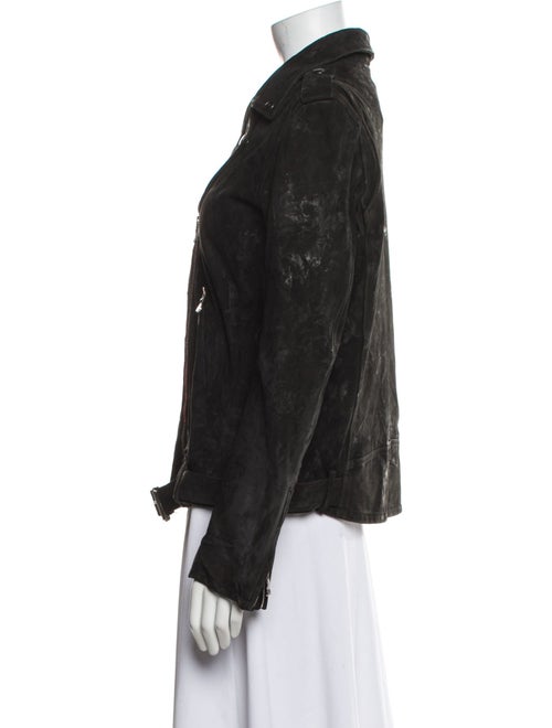 Balmain Goat Leather Biker Jacket