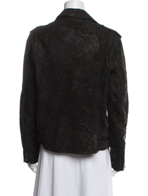 Balmain Goat Leather Biker Jacket