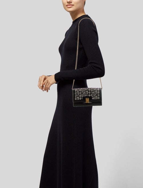 Balmain Leather Crossbody Bag