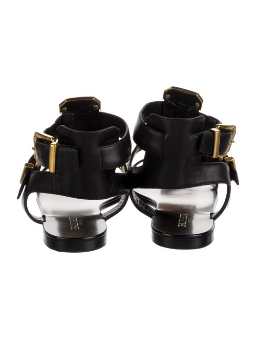 Balmain Leather Gladiator Sandals