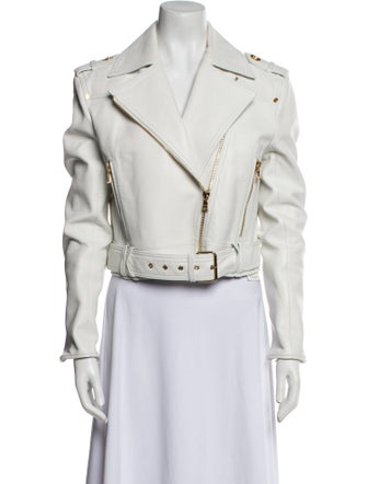 Balmain Lambskin Biker Jacket