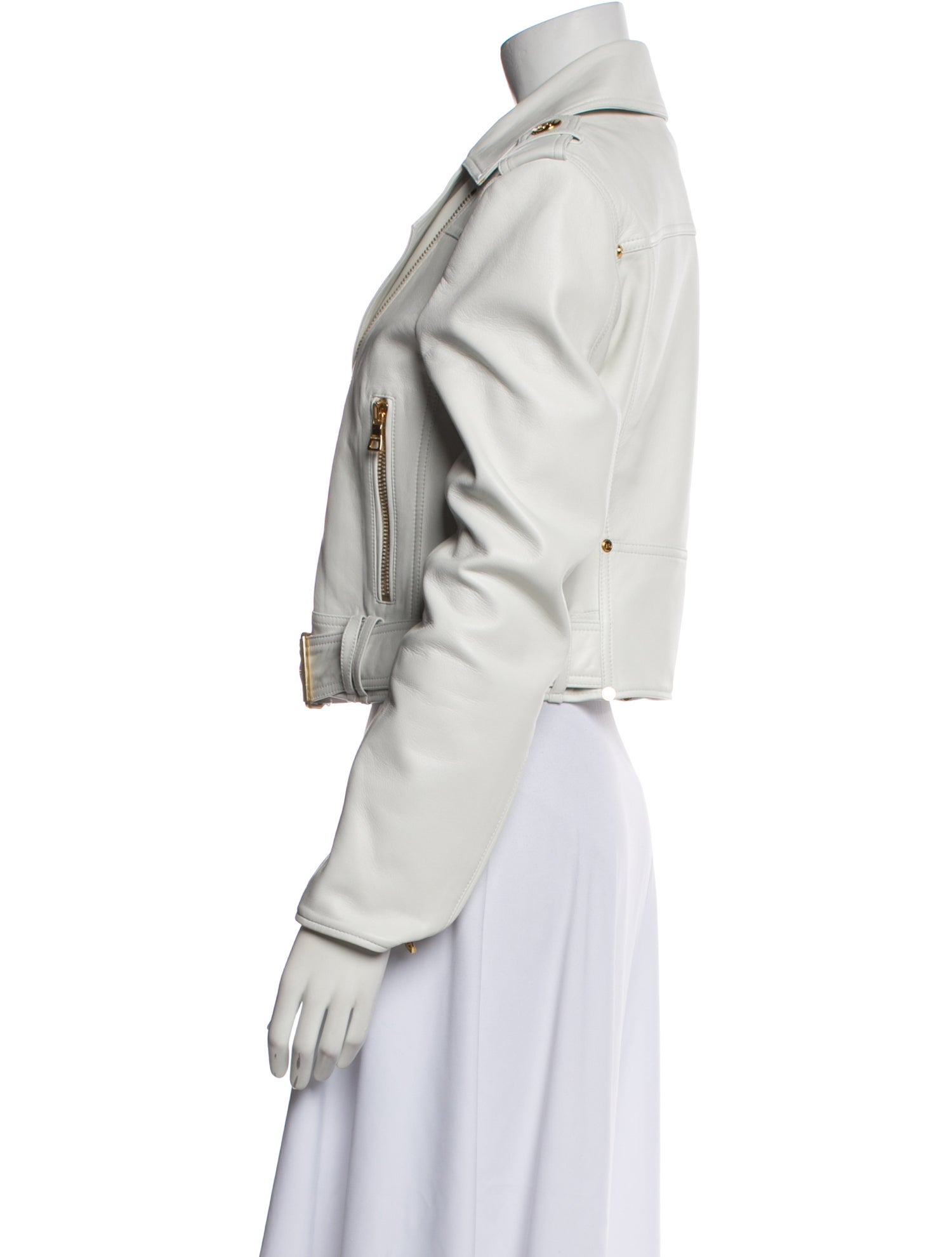 Balmain Lambskin Biker Jacket