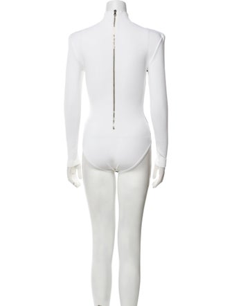 Balmain Angora Strapless Bodysuit