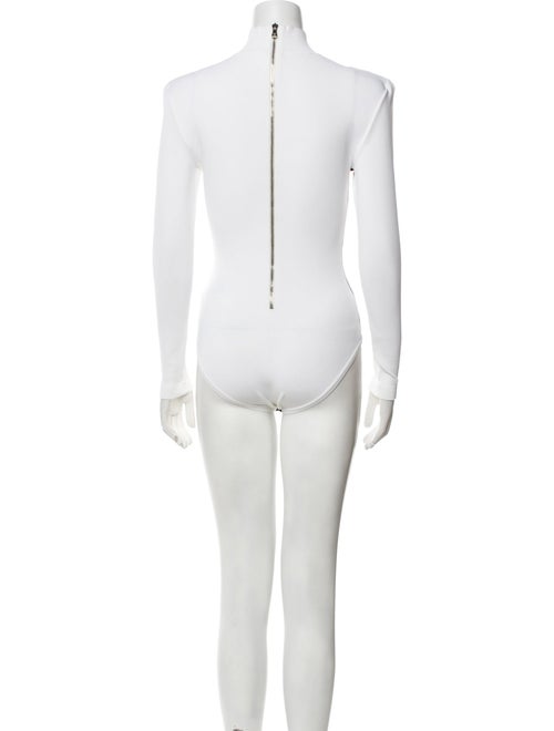 Balmain Angora Strapless Bodysuit